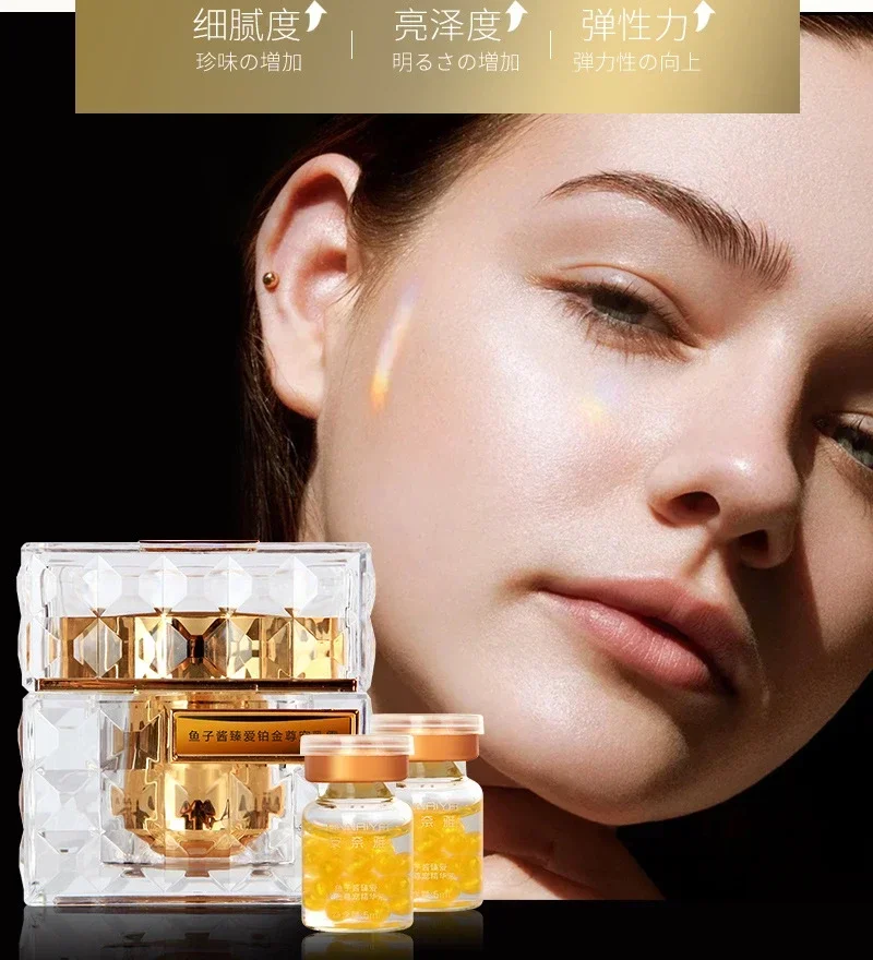 Luxury Skincare In Korea - Platina Zeldzame Luxe Kaviaar Verzorgende Set