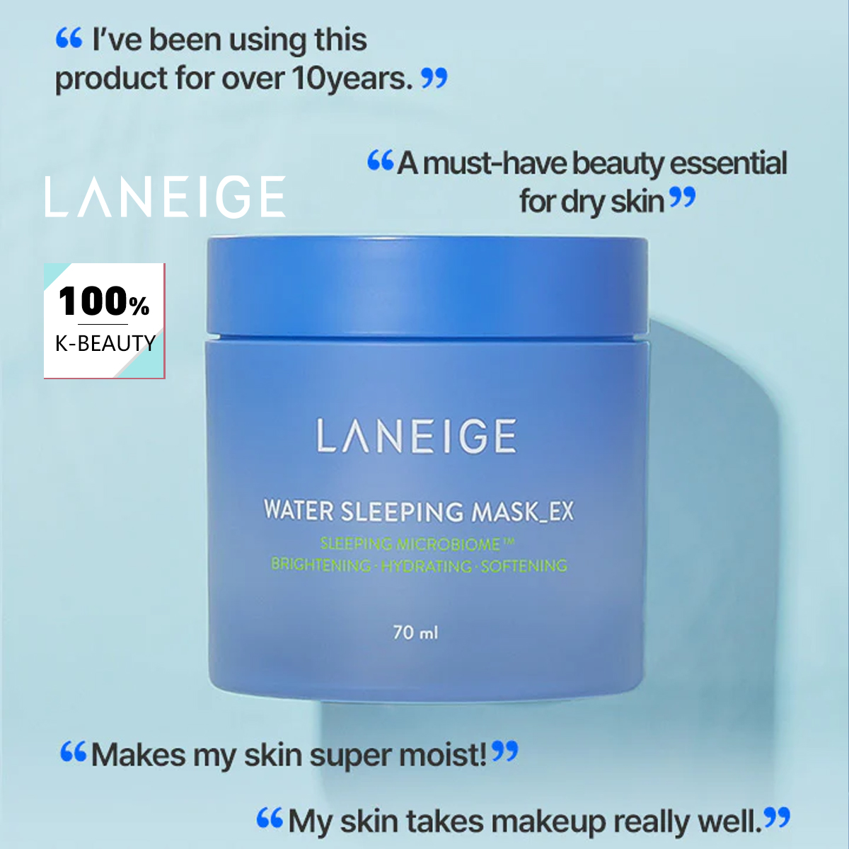 LANEIGE Water Sleeping Mask 70 - Luxury Skincare In Korea recensie en prijs